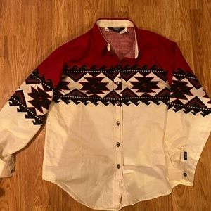 Brooks & Dunn western rodeo button up shirt